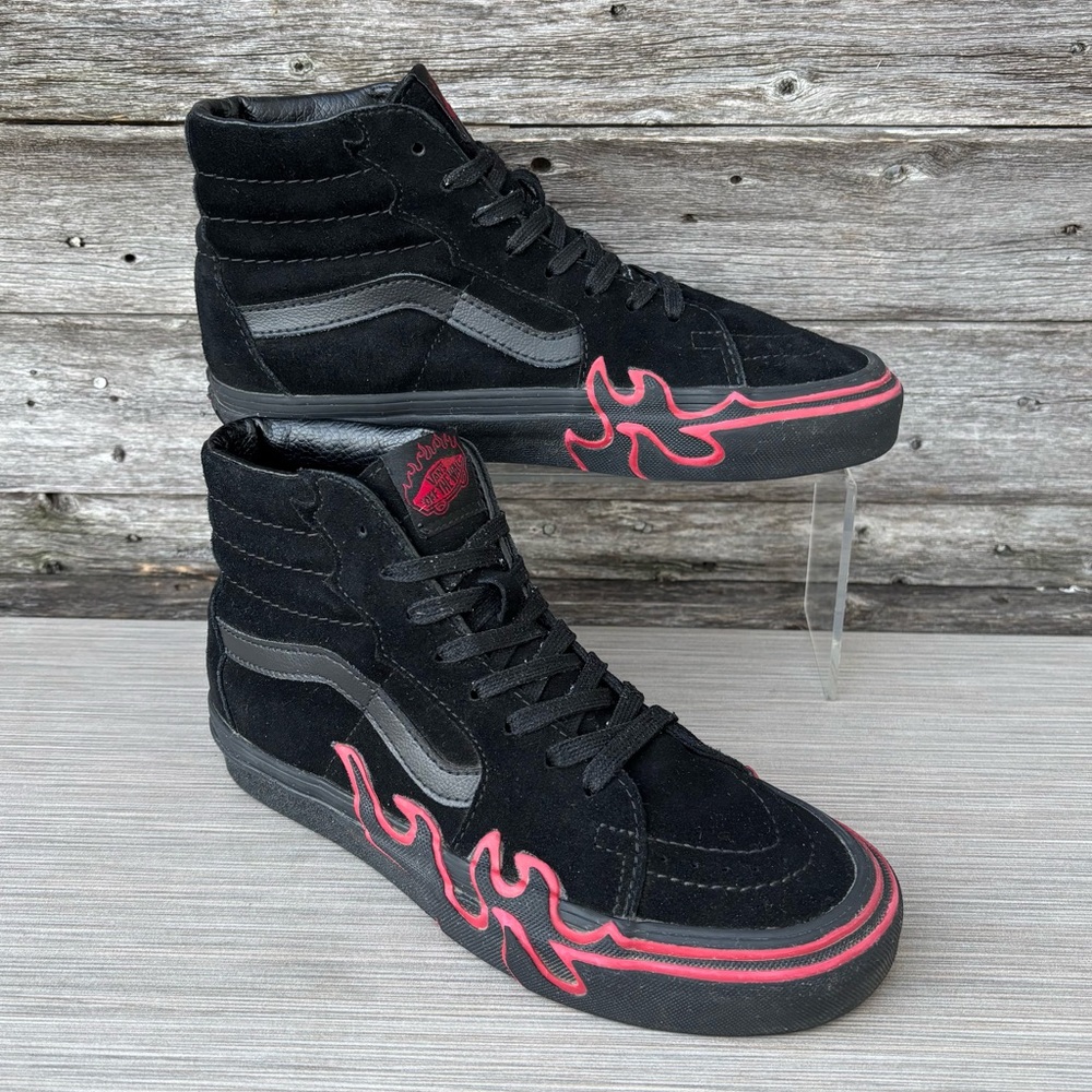 VANS Sk8-Hi Flame Suede Sneakers